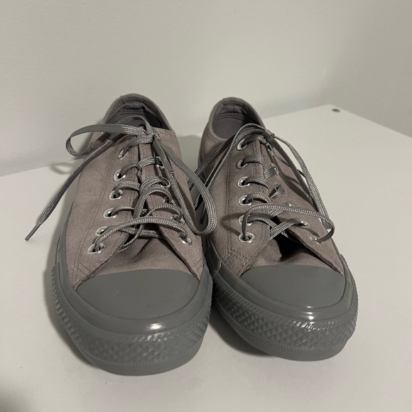 Converse NWOT Gray All Star sneakers women’s size 8.5 - Picture 6 of 7